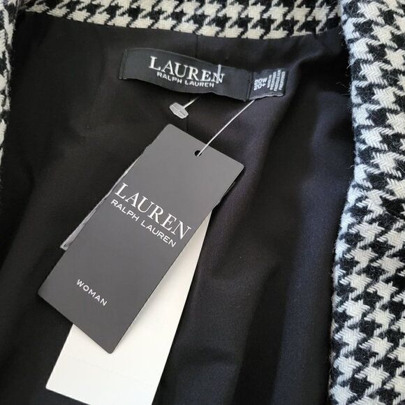 Lauren Ralph Lauren Women's Houndstooth Twill Blazer (Size 20W) - Picture 7 of 8